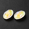 Mocha Fluorescent Style Glass Rhinestone Cabochons GGLA-M005-01A-001MK-4