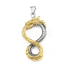 Ion Plating(IP) 304 Stainless Steel Big Pendants LS-STAS-G303-44G-1