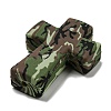 Cross with Flower Silicone Focal Beads SIL-G006-02E-3