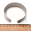 304 Stainless Steel Cuff Bangles BJEW-L705-01P-5