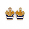 Alloy Enamel Charms ENAM-S126-061B-NR-2