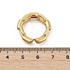 Brass Micro Pave Clear Cubic Zirconia Finger Rings for Women RJEW-S622-10G-4