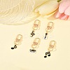 5Pcs Alloy Enamel Pendant Decorations HJEW-FS00035-02-8