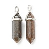 Natural Bronzite Pendants G-M378-01P-A25-2