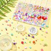 DIY Acrylic Beaded Stretch Bracelets Jewelry Kit DIY-FS0005-71-8