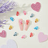 24Pcs 6 Colors Resin Rhinestone Cabochons MRMJ-HY0002-50-5
