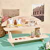 DIY 2 Tier Stair Style Wooden Plant Stand Kit ODIS-WH0299-11B-6