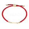 1Pc Adjustable Nylon Cord Slider Bracelets for Women BJEW-LP0001-32I-02-1