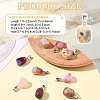 10Pcs Natural & Synthetic Mixed Gemstone Pendants G-YW0002-25-2