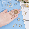 12Pcs 201 Stainless Steel Hoop Earrings STAS-UN0056-85-5