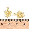 Brass with ABS Plastic Imitation Pearl Connector Charms KK-Z151-01G-01-3