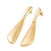 Teardrop Brass Dangle Stud Earrings for Women EJEW-G391-18G-2