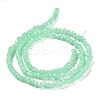 Baking Paint Imitation Jade Glass Bead Strands LS-DGLA-A034-J4MM-A22-3