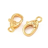 SHEGRACE Brass Lobster Claw Clasps XGR0095G-160G-2