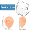 Soft Silicone Eye Flexible Model Body Part Displays with Acrylic Stands ODIS-WH0002-24-2