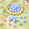 50Pcs Food Grade Eco-Friendly Silicone Beads SIL-TA0002-89H-4