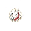 Alloy Enamel Pendants ENAM-WH0047-72G-RS-1