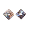 Sea Shell Connector Charms SSHEL-C008-17-2