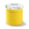 20M Polyester Braided Cord for Jewelry Making OCOR-G015-04A-11-2