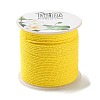 20M Polyester Braided Cord for Jewelry Making OCOR-G015-04A-11-2