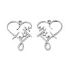 Non-Tarnish 201 Stainless Steel Pendants STAS-N098-045P-3