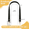 2Pcs 2 Colors PU Leather Bag Straps FIND-HS0001-79-2