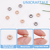 8Pcs 2 Colors 304 Stainless Steel Spacer Beads STAS-UN0059-54-5