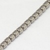 Electroplate Non-magnetic Synthetic Hematite Beads Strands G-J163-3x3mm-05-3