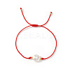 Imitatiom Pearl & Brass Beaded Bracelets OQ8037-2-1