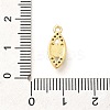 Brass Micro Pave Cubic Zirconia Pendants KK-U048-04G-02-3