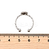 304 Stainless Steel Cuff Ring Components RJEW-H250-02D-P-3