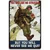 Vintage Metal Tin Sign AJEW-WH0189-023-1