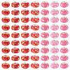 70Pcs 7 Colors Transparent Resin Rondelle European Beads RESI-TA0004-82-2