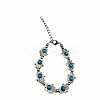 Ethnic Style Alloy Hamsa Hand Link Bracelets MK8655-1