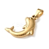 201 Stainless Steel Pendants STAS-U053-14G-2
