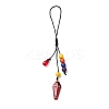 Halloween Synthetic Turquoise & Glass & Polymer Clay & Mobile Straps HJEW-JM01901-2