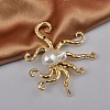 Baroque Style Octopus Brooch for Women PW-WG90361-01-1