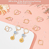   20Pcs Zinc Alloy Stud Earring Finding FIND-PH0007-98-4