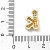 Brass Micro Pave Cubic Zirconia Pendants KK-A300-02G-K-3