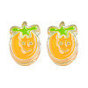 Transparent Acrylic Enamel Beads TACR-N012-004F-2