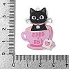 Opaque Printed Acrylic Pendants SACR-F017-04B-3