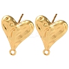 925 Sterling Silver Stud Earrings Findings STER-K176-23G-1