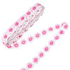 Polyester Flower Lace Ribbon OCOR-WH20001-03B-1