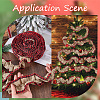 2Pc Imitation Burlap Tartan Wired Ribbons OCOR-SP0001-14-3