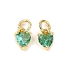 Brass Micro Pave Cubic Zirconia Charms KK-P192-08-G14-1