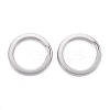 Tarnish Resistant 304 Stainless Steel Keychain Clasps X-KEYC-D049-05-2