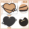 Wood Wall Jewelry Display Cork Tray AJEW-WH0348-466C-2