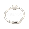 Heart Natural Lapis Lazuli Adjustable Rings RJEW-Q818-02P-03-4