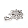 Tarnish Resistant 304 Stainless Steel Pendants STAS-I136-24P-3