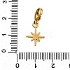 Star 304 Stainless Steel Pendant Decorations STAS-R159-36G-3